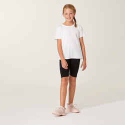 Girls' Cotton T-Shirt - White