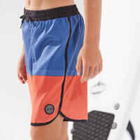 SWIM SHORTS 500 BLUE RED