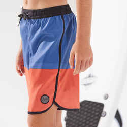 SWIM SHORTS 500 - BLUE/RED