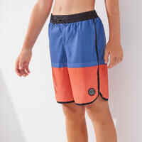 מכנסי שחייה קצרים דגם 500 - כחול/אדום
