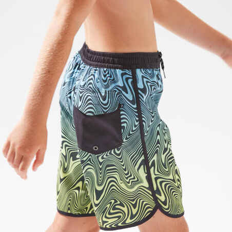 SWIMMING WAVYWAVE SHORTS 500 BLUE