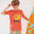 Camiseta protección solar UPF50+ manga corta Niños naranja