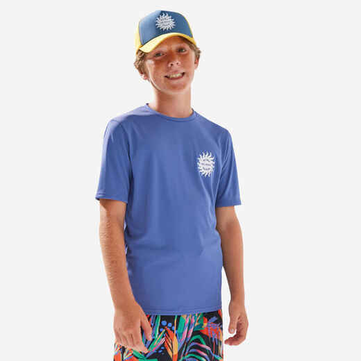 
      POLERA ANTI-UV NIÑOS AZUL SOL MANGA CORTA
  