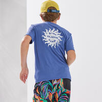 Majica kratkih rukava za surfovanje dečja - plava