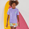 Camiseta protección solar UPF50+ manga corta Niños lavanda