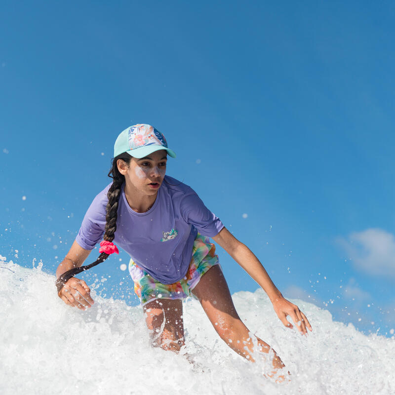 Boné de Surf Trucker Criança Turquesa