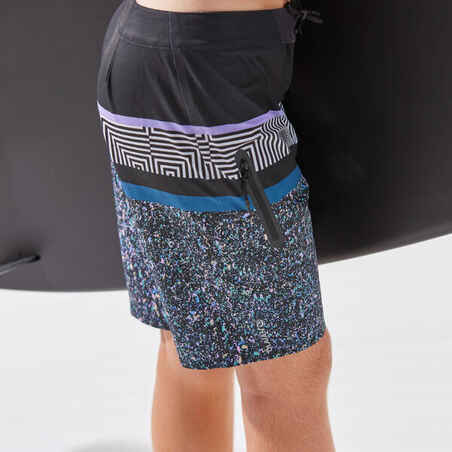 BOARDSHORT SWIMMING SHORTS 900 BLACK