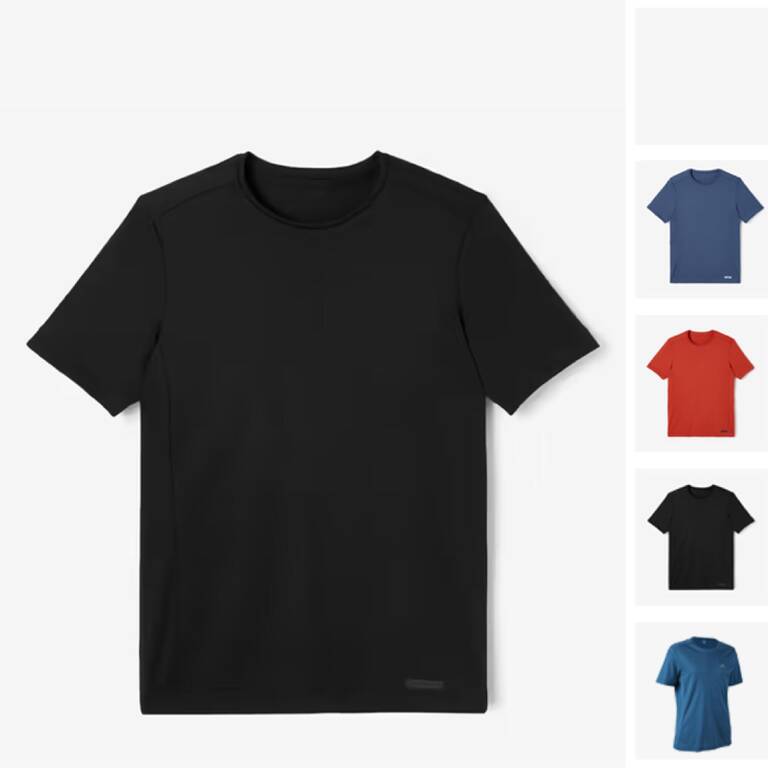 Dry Men's Running Breathable T-Shirt - Black
