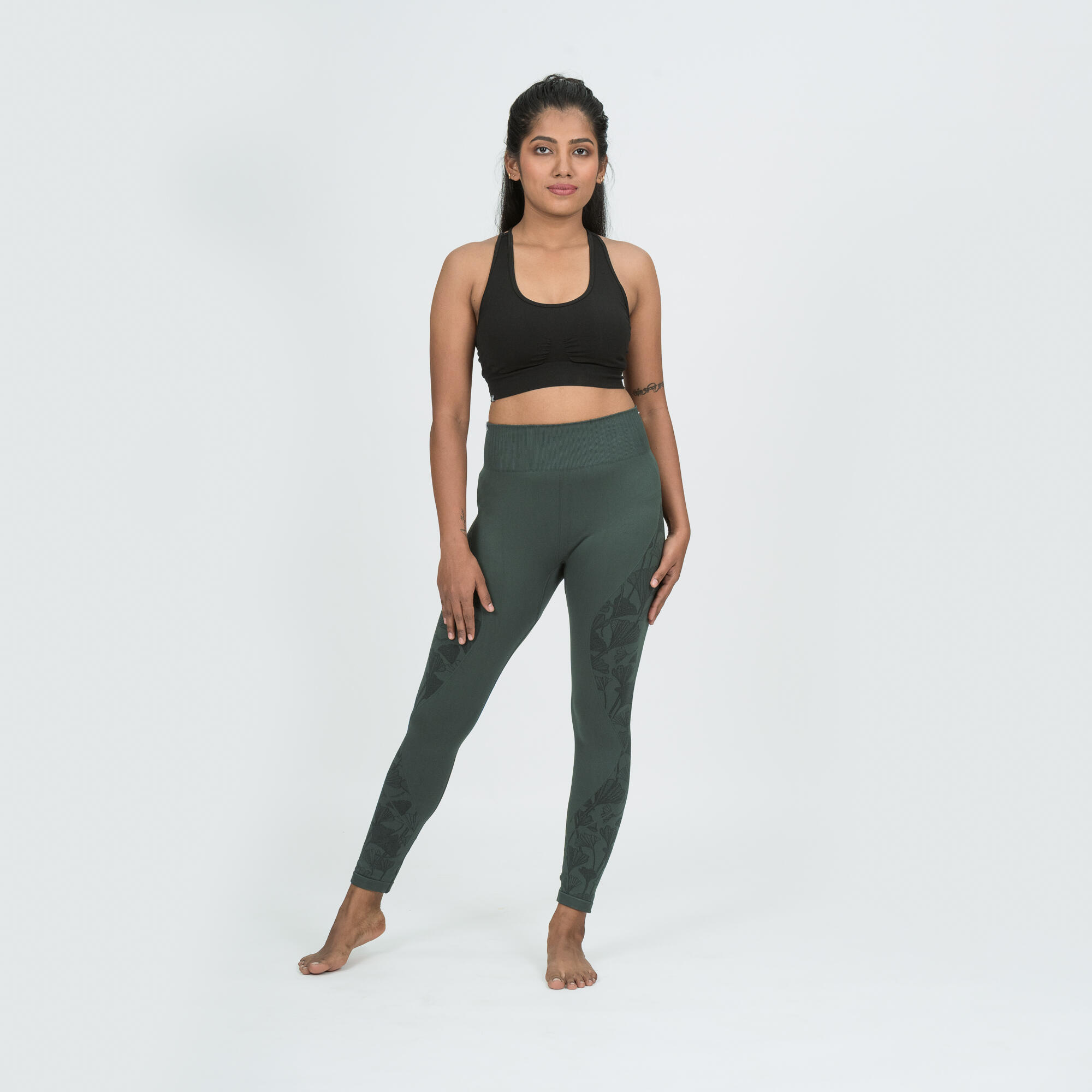 Yoga Leggings For Women | Ocean Green Light Leggins | WearNoa