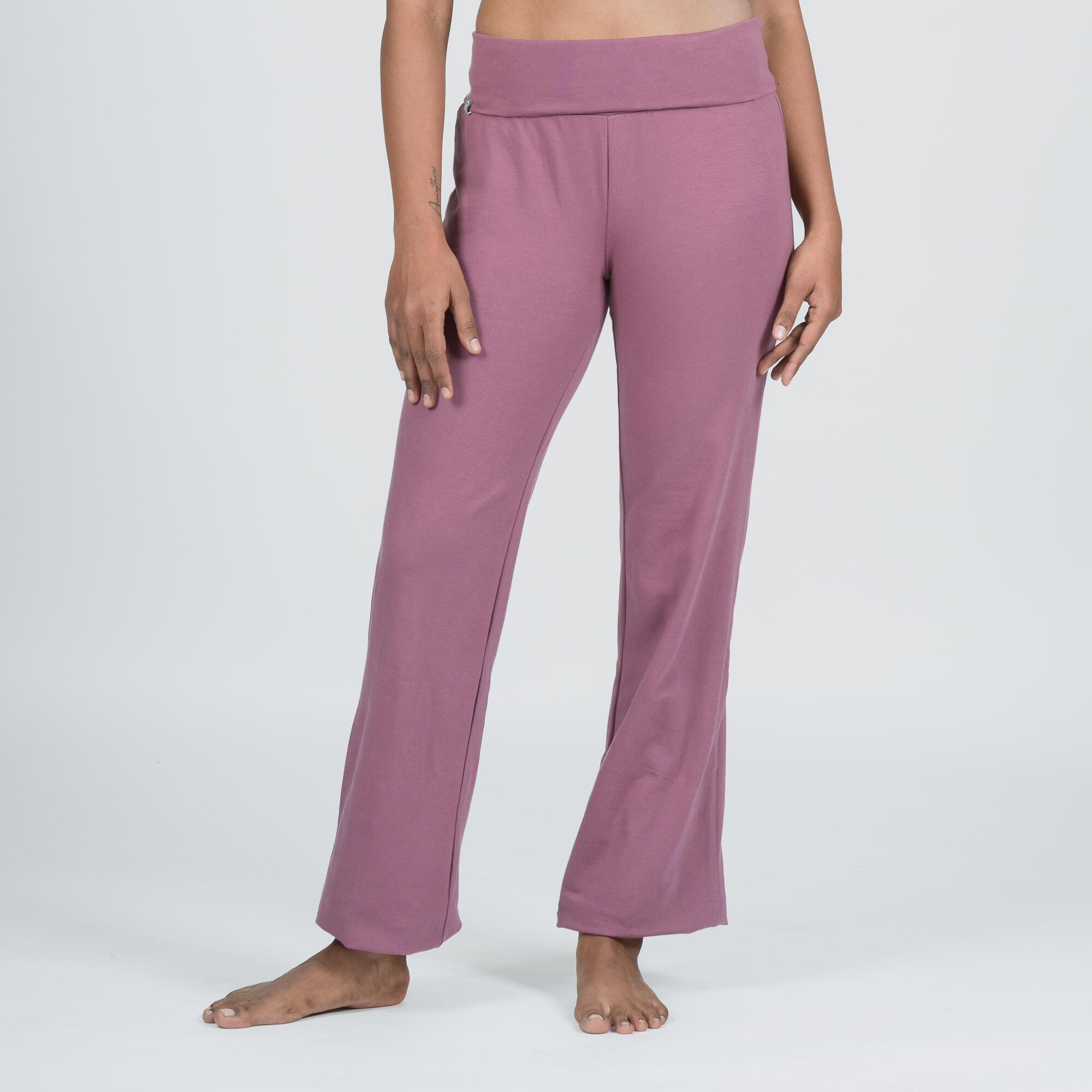 Customer Reviews: Women's Yoga Cotton Bottoms - Navy Decathlon