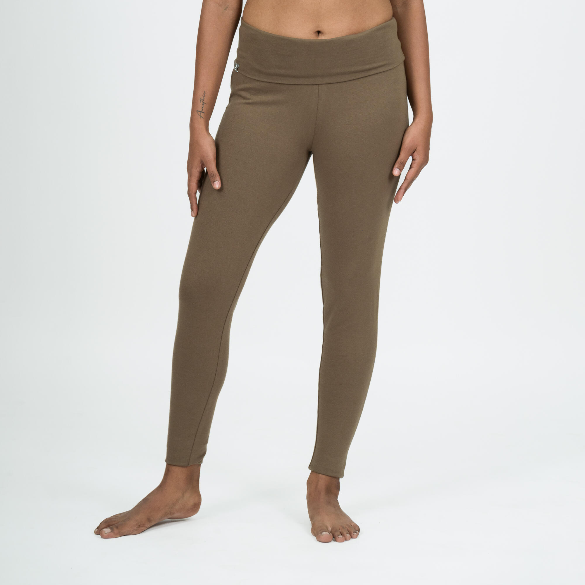 Buy NA-KD women regular fit plain leggings black Online | Brands For Less