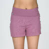 Women Yoga Shorts Cotton - Grape