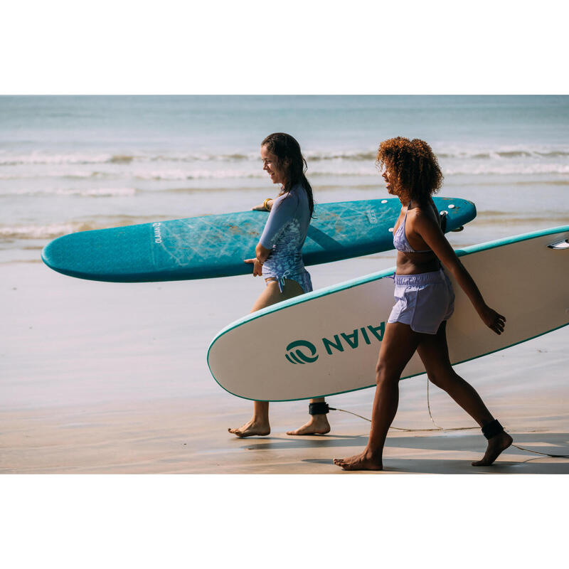 Top bikini Mujer surf triángulo púrpura