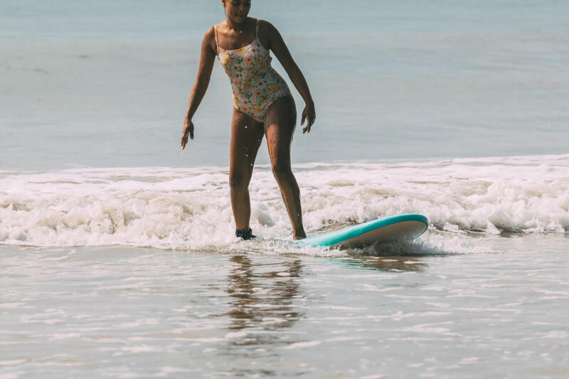 Kostium kąpielowy jednoczęściowy surfingowy damski Olaian Cloe Vintage