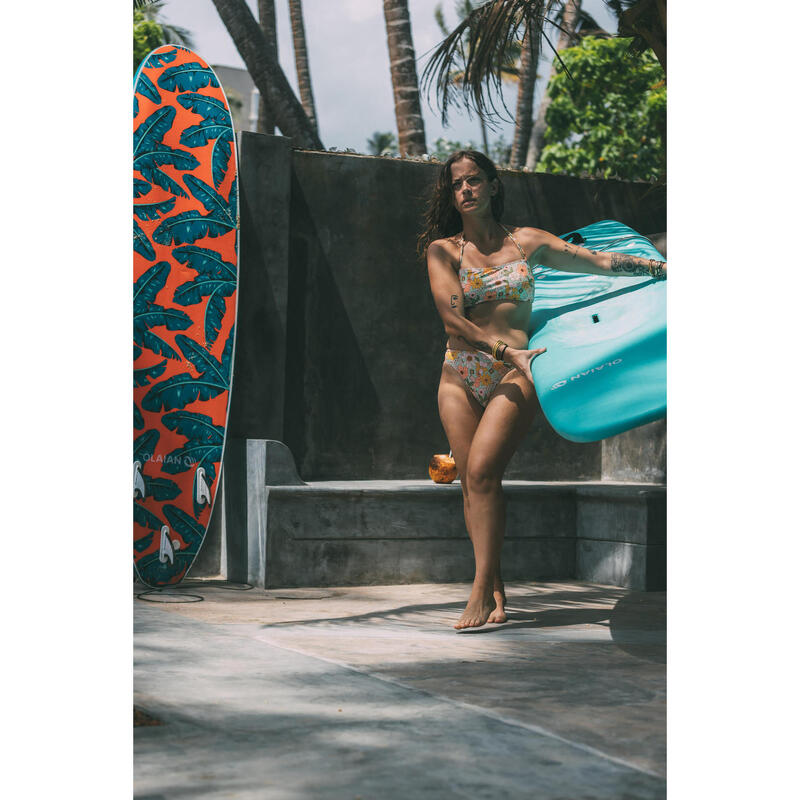 Top de bikini caicai de surf LAURA VINTAGE com almofadas amovíveis
