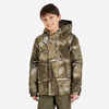 KIDS WARM JACKET 100 CAMOUFLAGE TREEMETIC