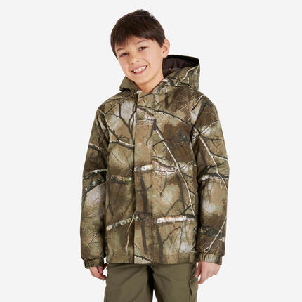 VESTE CHAUDE JUNIOR 100 CAMOUFLAGE TREEMETIC