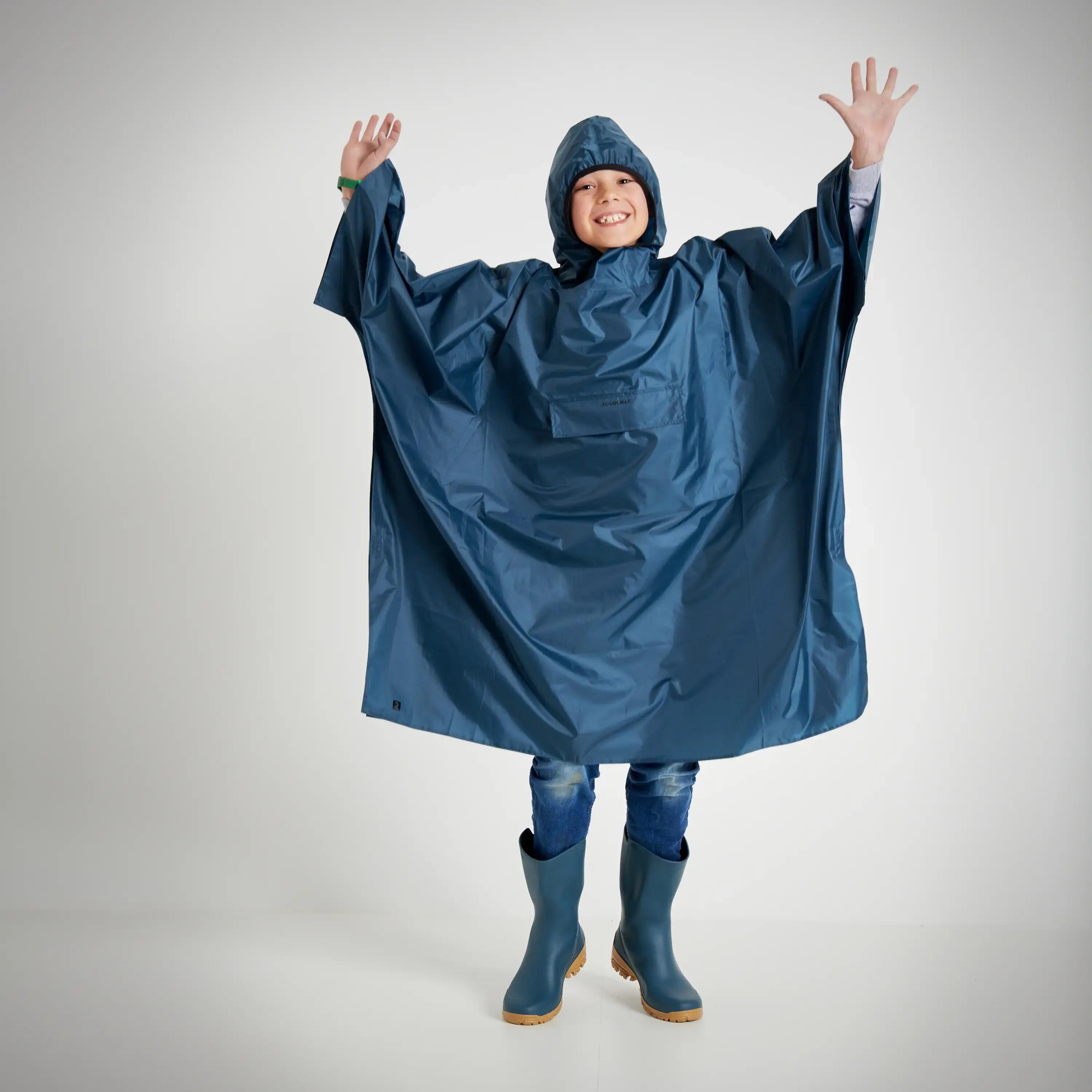 Poncho Glenarm Albastru copii   6/6