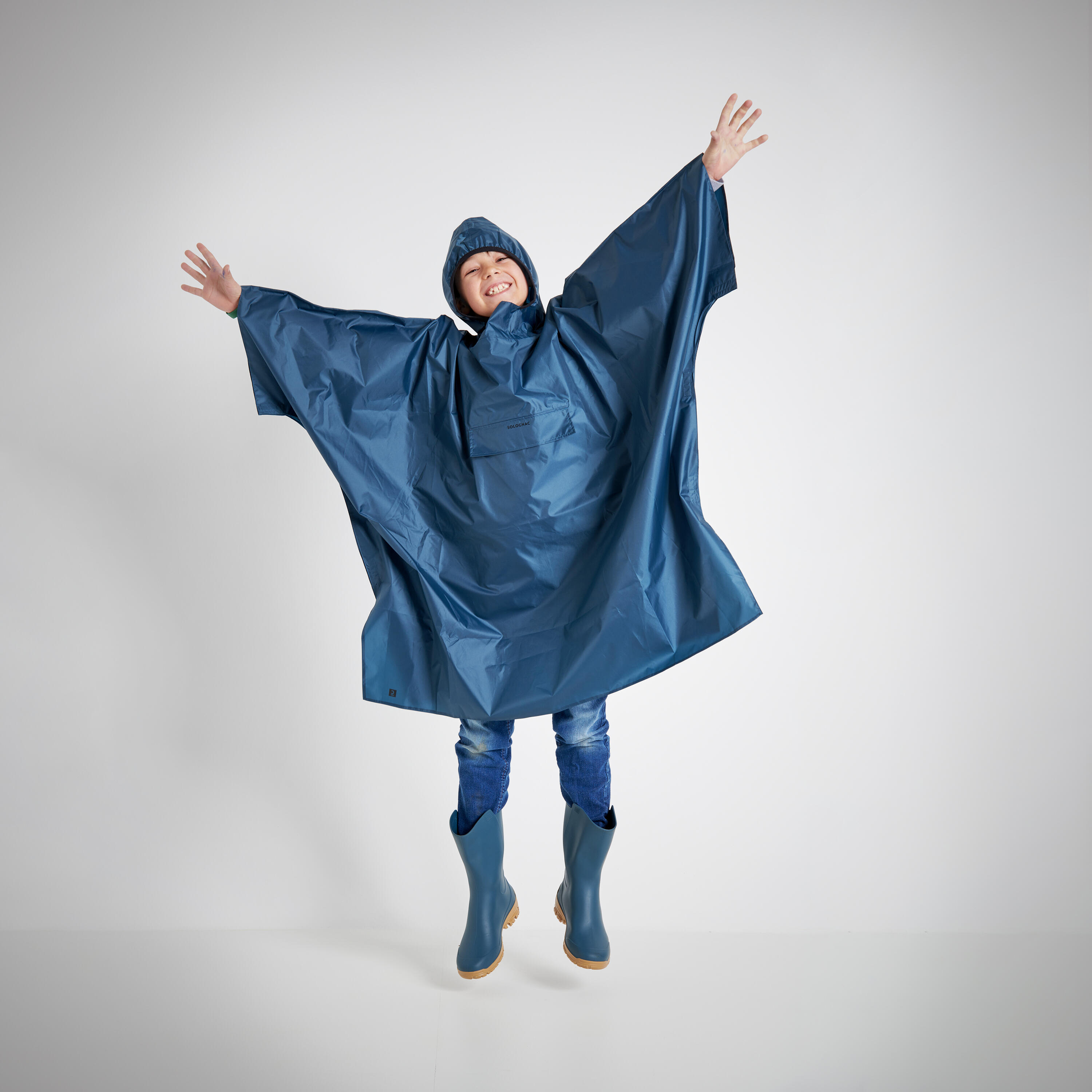 Regenlaarzen voor kinderen 100 blauw 6/8