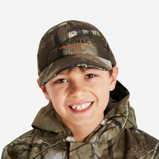 CASQUETTE JUNIOR LED ECLAIRANTE CAMOUFLAGE TREEMETIC