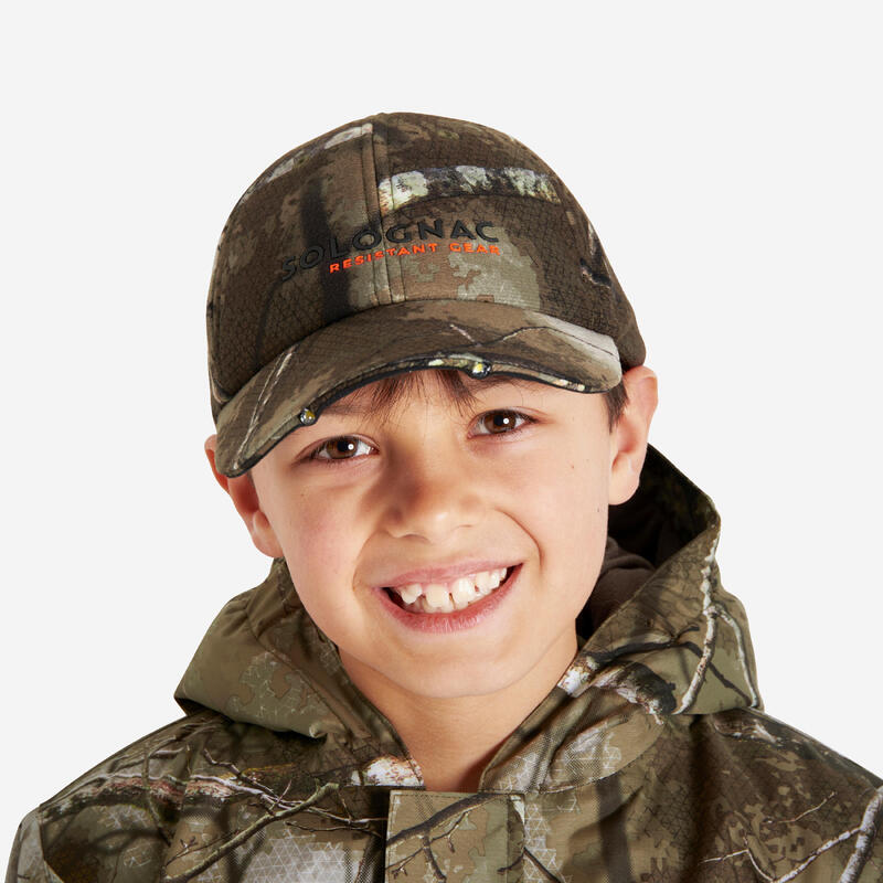 Pet met ledverlichting voor kinderen Treemetic camouflage