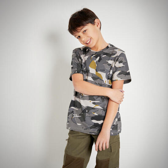 T shirt junior camo
woodland gris