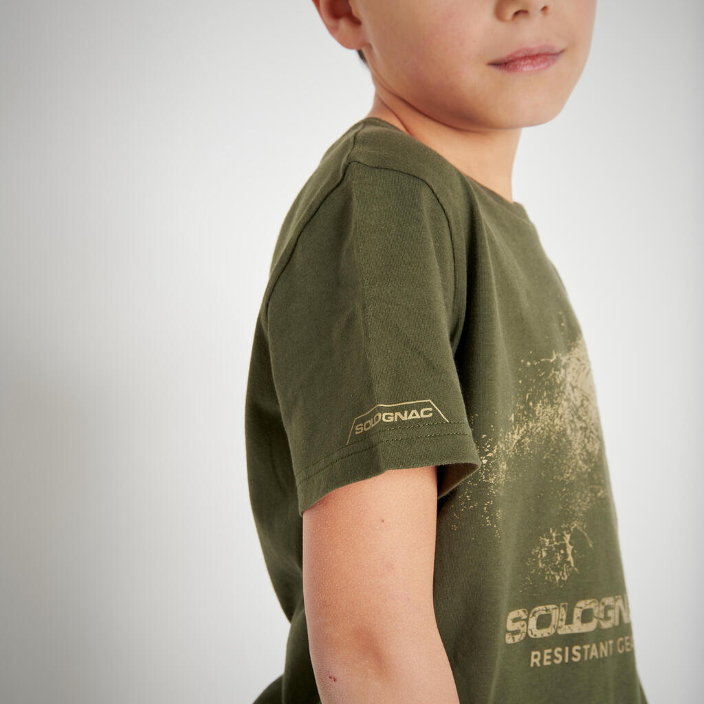 KIDS’ Short-sleeved T-SHIRT  LTD - Green Boar