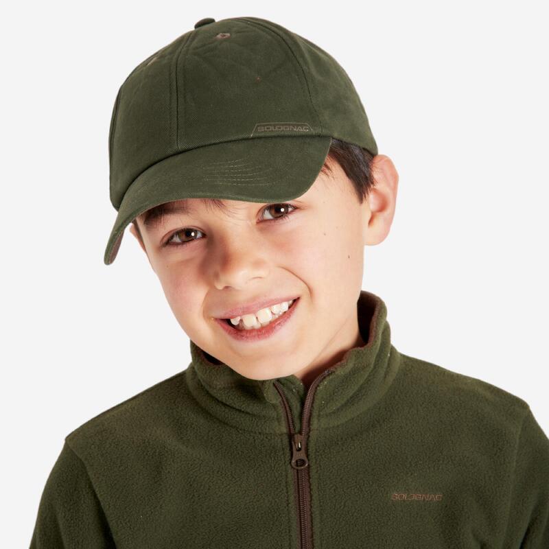 CASQUETTE CHASSE LÉGÈRE 100 JUNIOR VERT