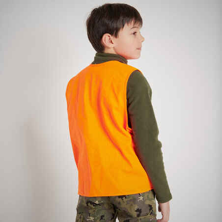 Kids' High Visibility Neon Bib - Orange