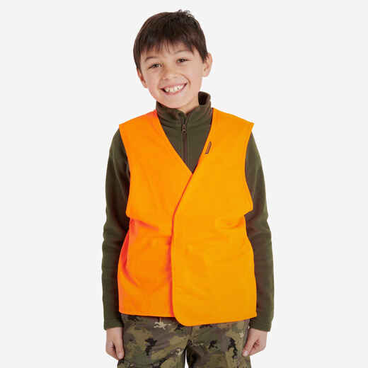 
      Živo oranžen lovski brezrokavnik za otroke
  