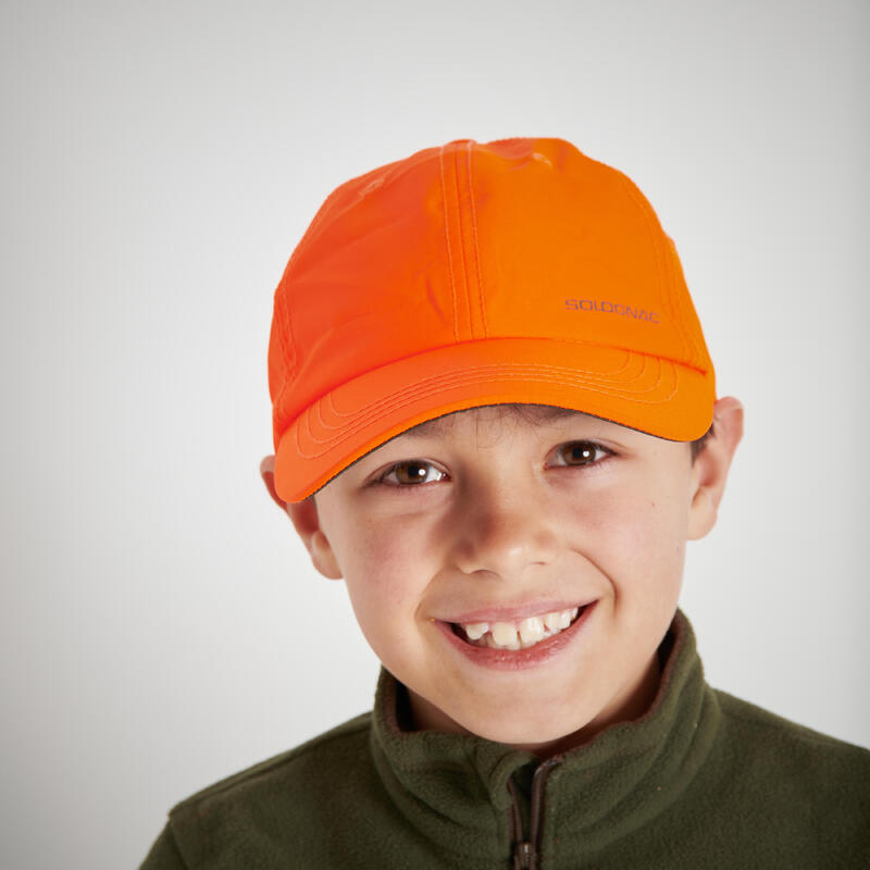 Dětská lovecká kšiltovka 100 oranžová