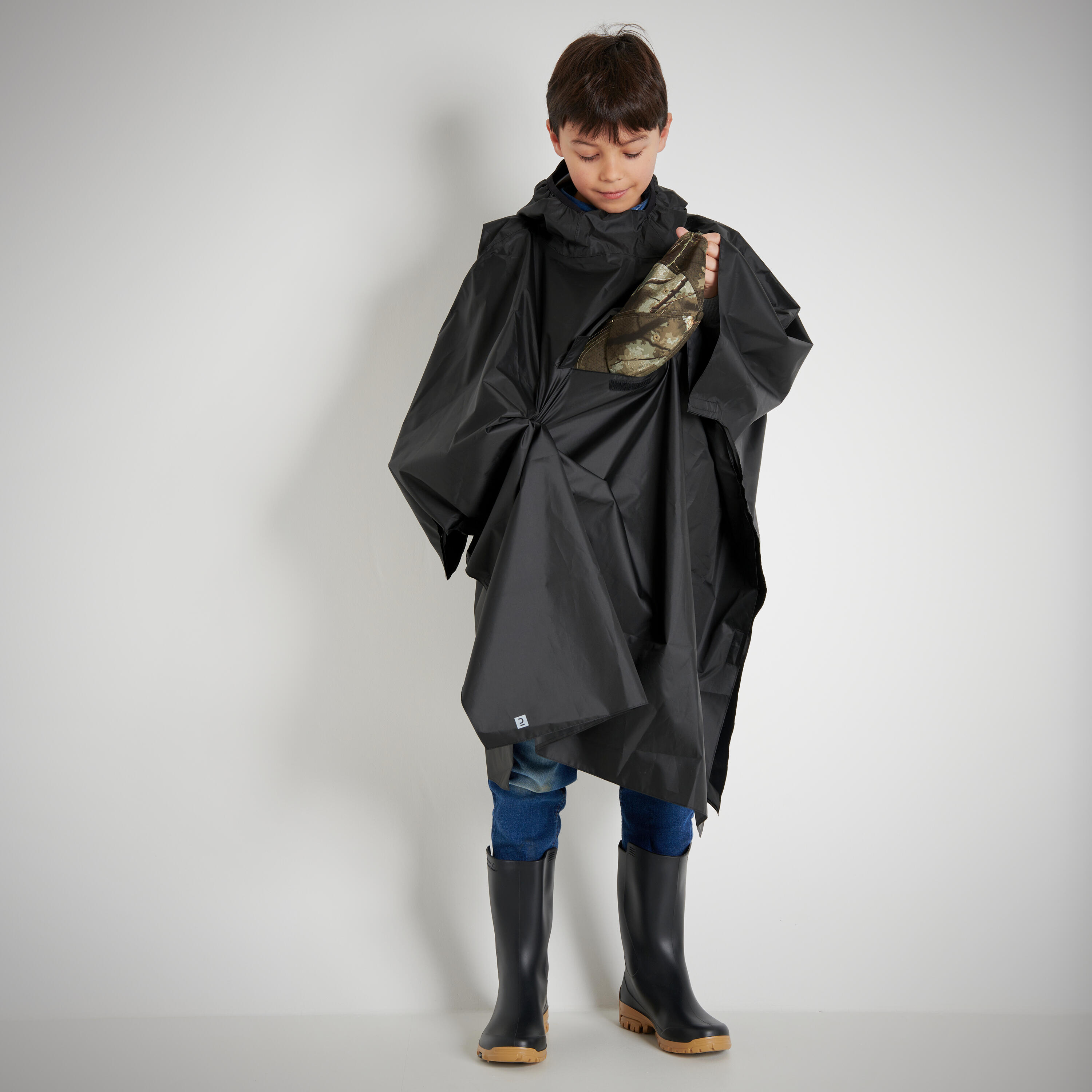 Poncho Glenarm Junior - Black