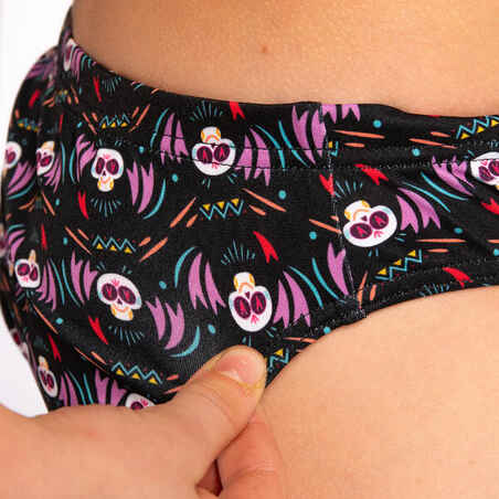 Kid's Swimming Briefs ARENA SKULL Black