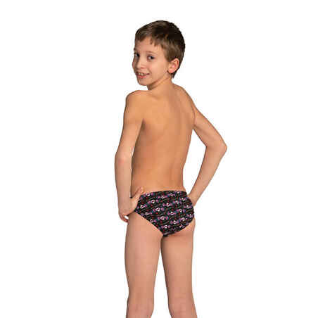 Kid's Swimming Briefs ARENA SKULL Black