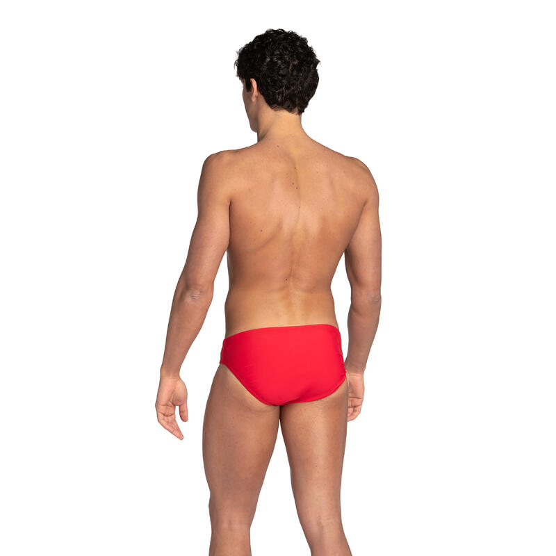 Badehose Slip Herren Arena - Santa rot 