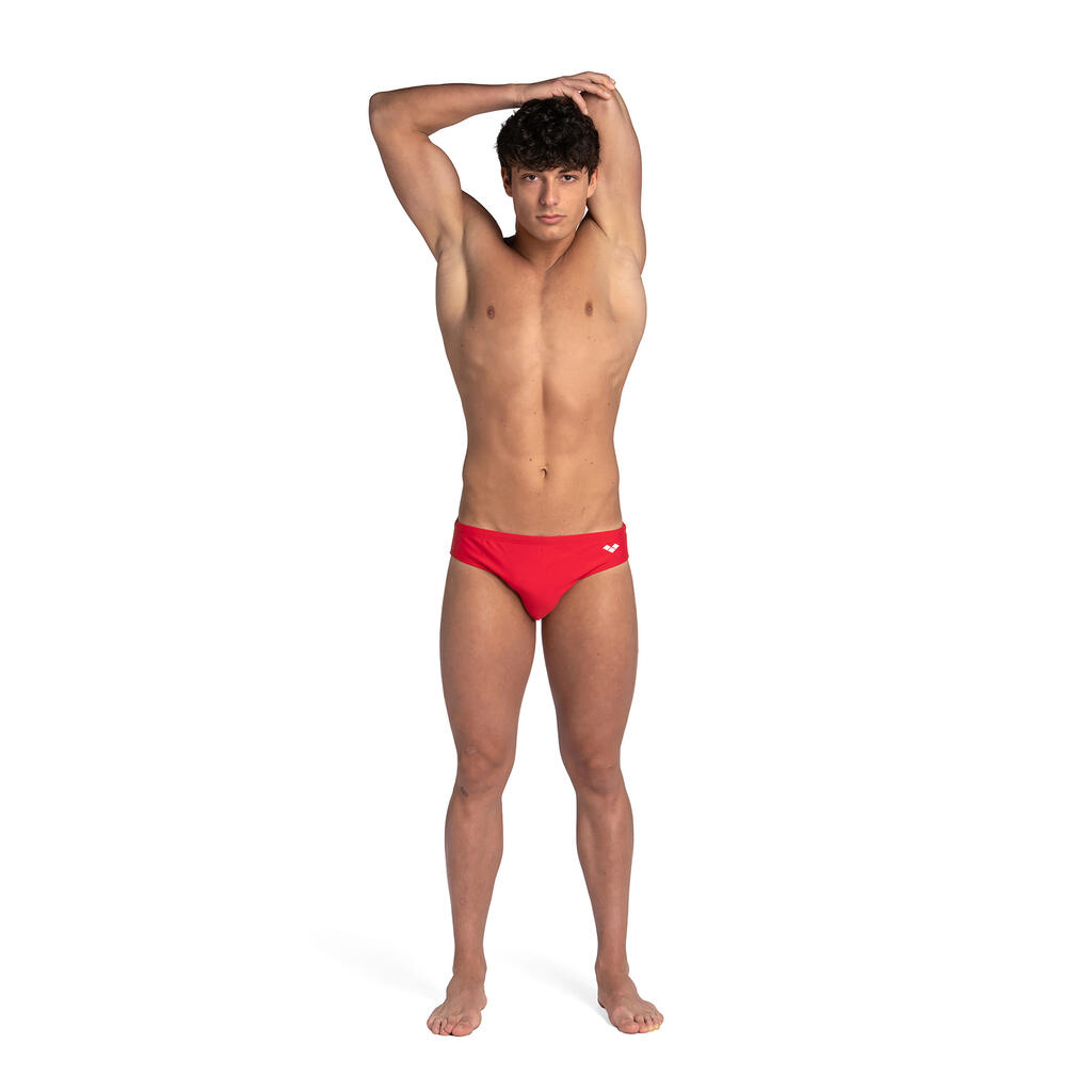 Badehose Slip Herren Arena - Santa rot 