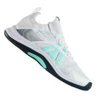 Women's Regular Volleyball Shoes Fit 500 - White/Mint Green
