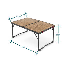 LOW FOLDING CAMPING TABLE - MH100 - BEIGE