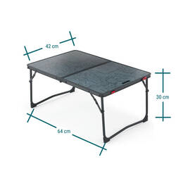 LOW FOLDING CAMPING TABLE - MH100 - GREY