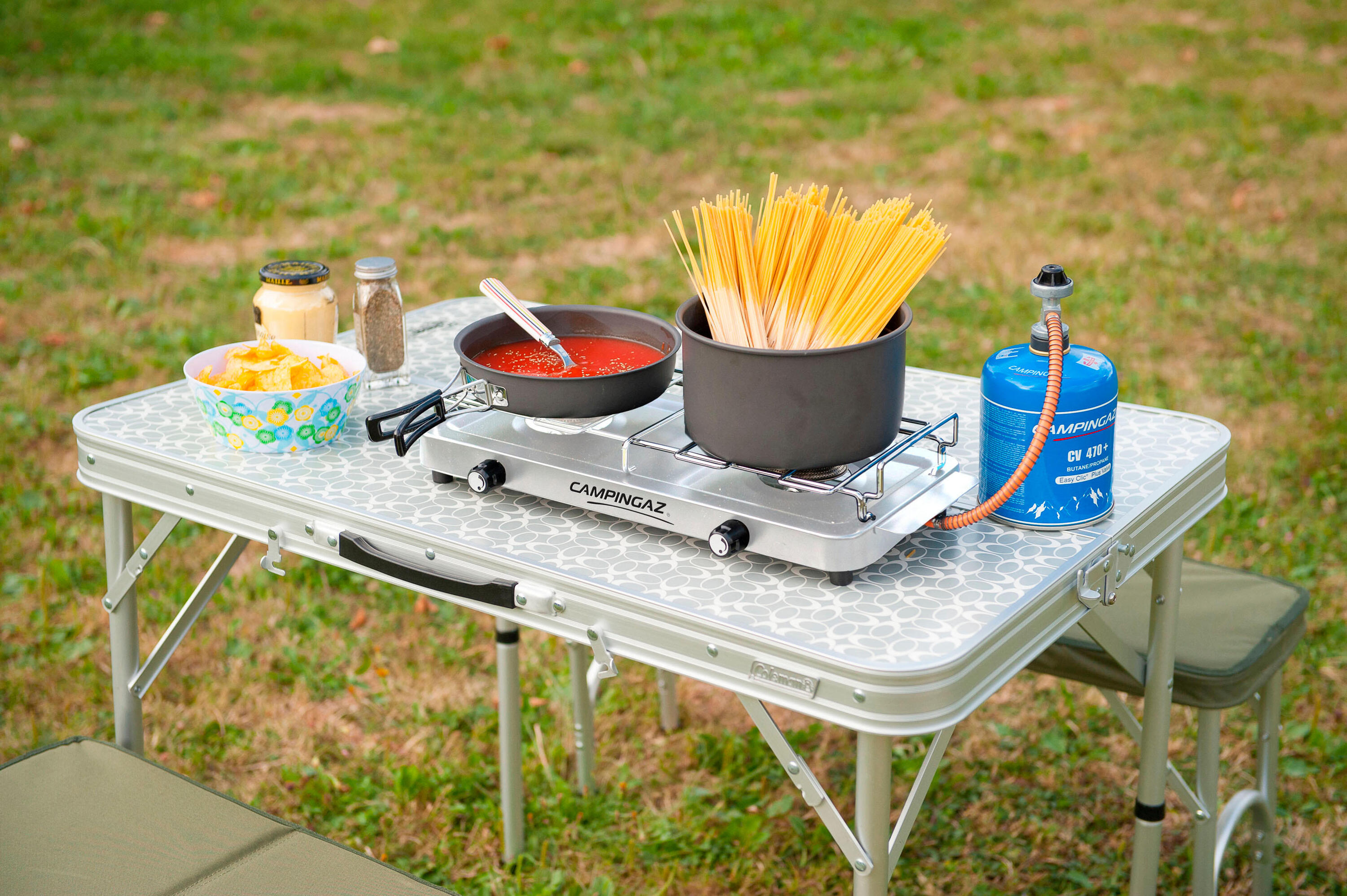 Réchaud camping 100S Kit avec son détendeur et son tuyau 7/12