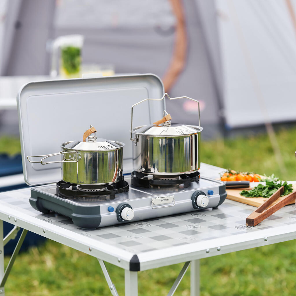 2-BURNER CAMP & GRILL STOVE