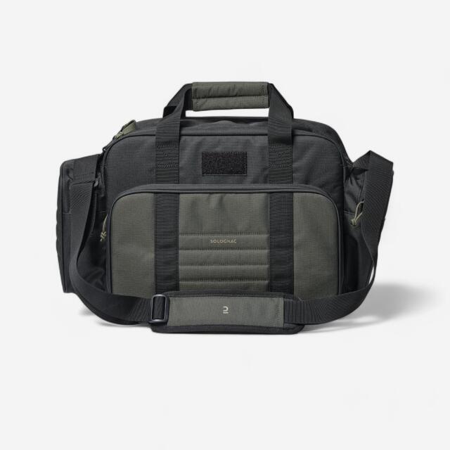 Bolsa Transporte Viaje Accesorios Tiro Solognac Verde  Multi Bolsillos Talla S