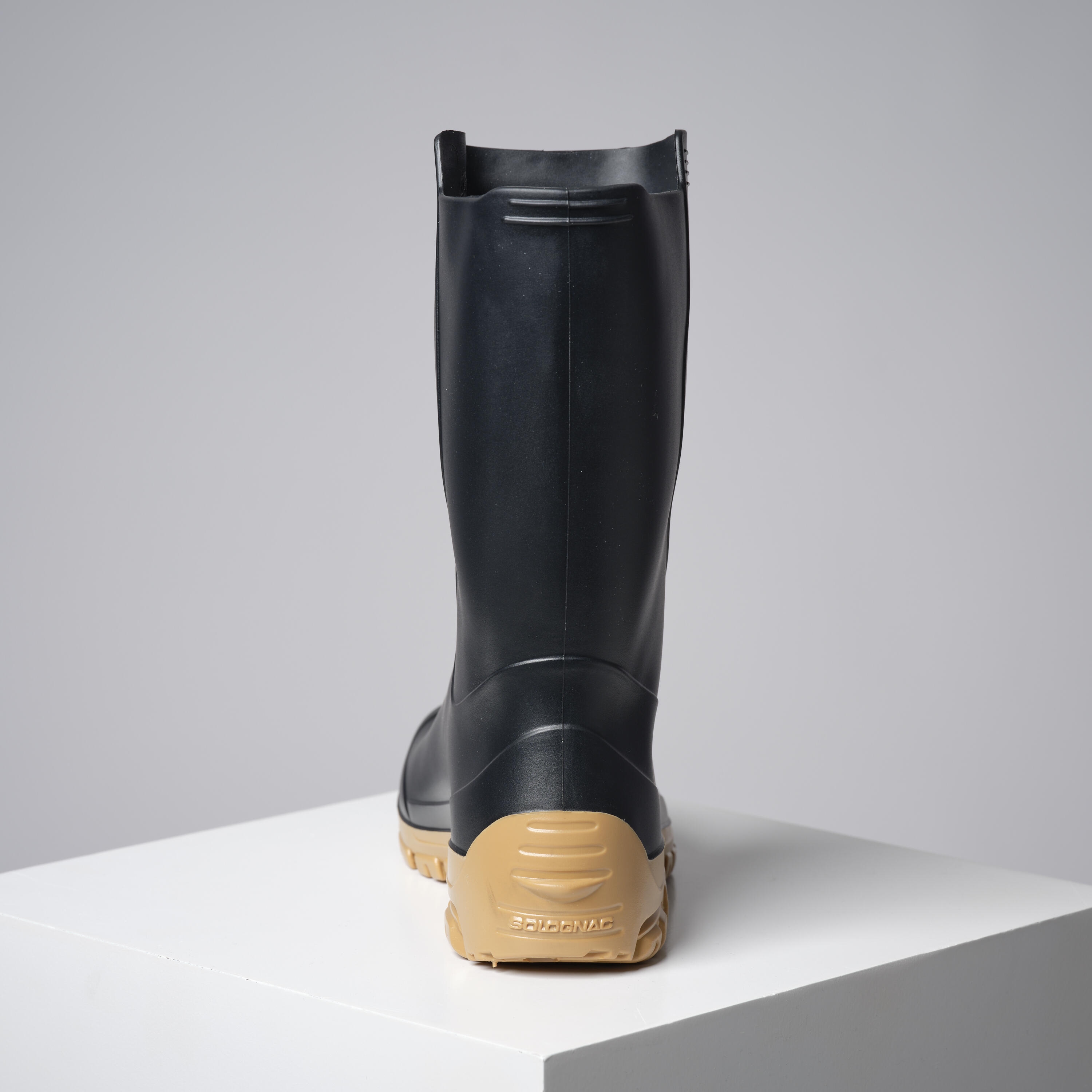 Women's Hunting Rain Boots - 100  Lightweight PVC - SOLOGNAC