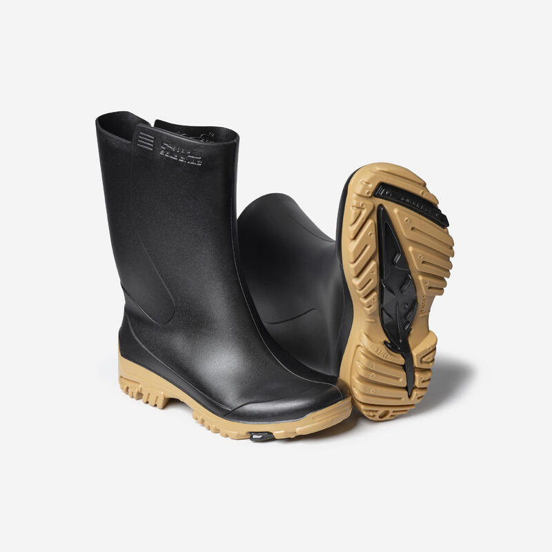 BOTTES DE PLUIE 100 ENFANT - NOIR