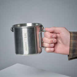 Mug 60 c L (0,6 L) Bushcraft Bivouac Stainless Steel