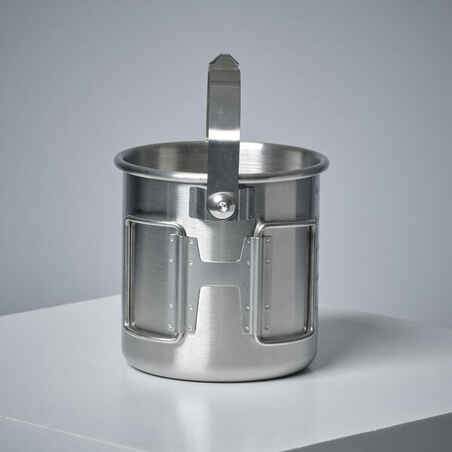 Mug 60 c L (0,6 L) Bushcraft Bivouac Stainless Steel