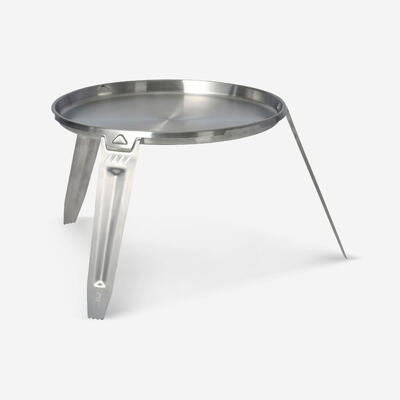 Vassoio cottura bushcraft acciaio inox 30 cm