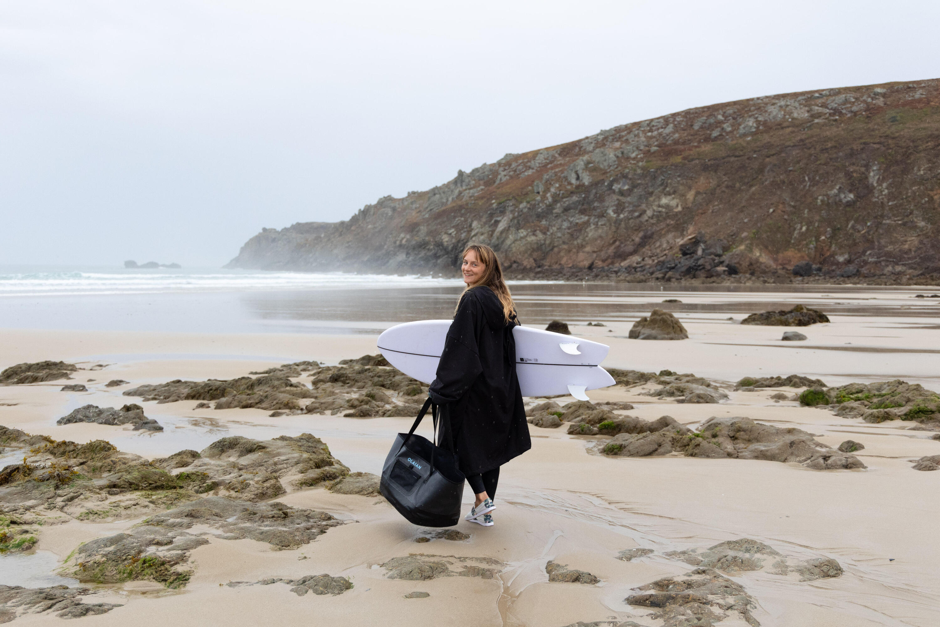 Poncho Surf Invierno 950 Impermeable Adulto 29/32