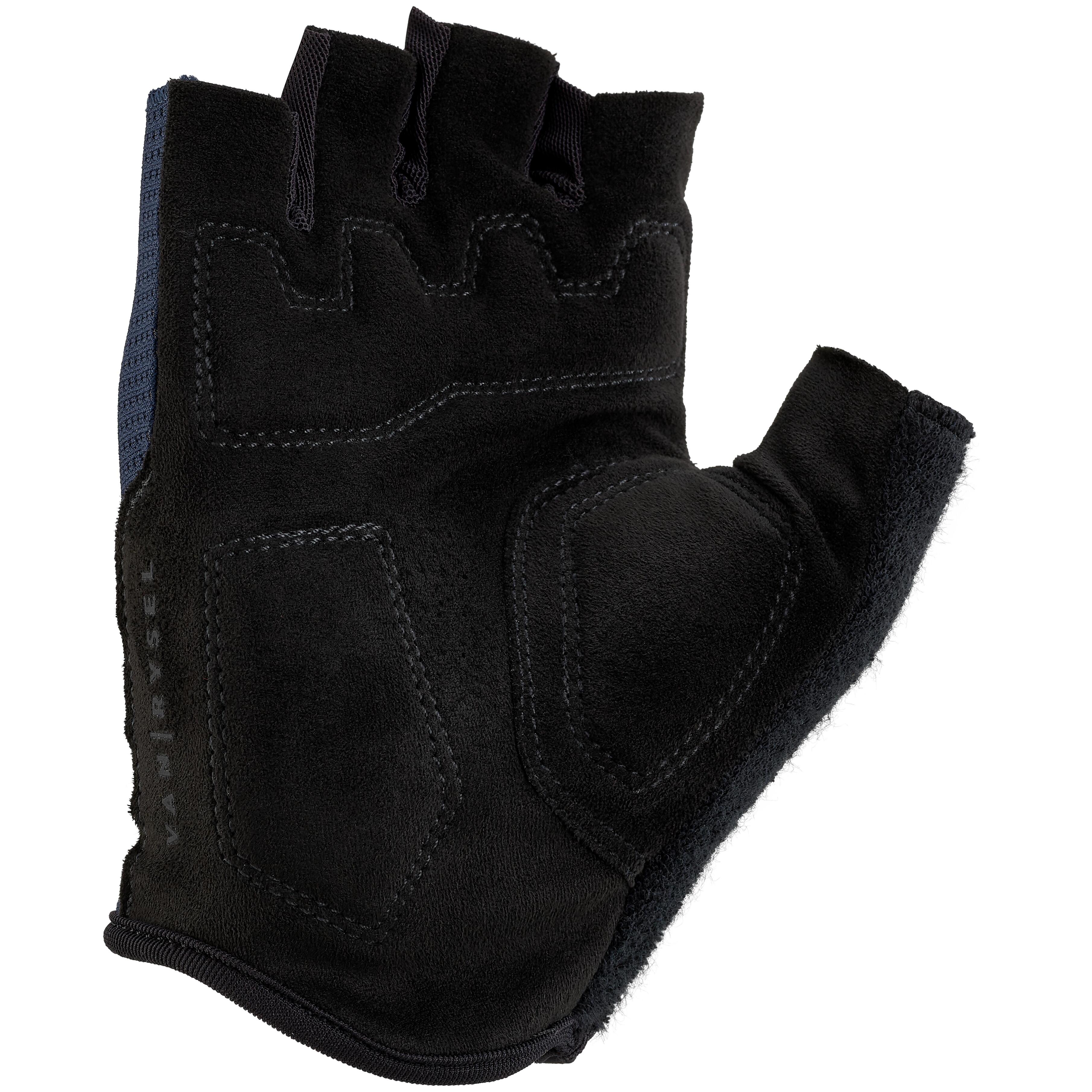 Road Cycling Gloves 500 Navy