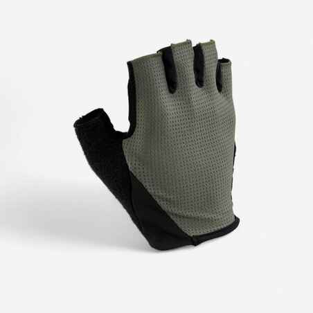 Guantes para ciclismo de ruta ROADR500 van rysel - caqui